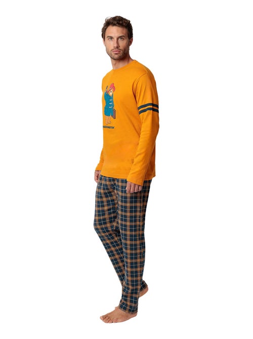 Pyjama pantalon top manches longues square paddington - Kiabi Pyjama pantalon top manches longues square paddington - Kiabi