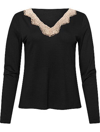 Pyjama pantalon top manches longues tania