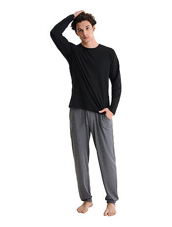 Pyjama pantalon top manches longues titan