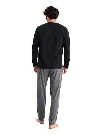 Pyjama pantalon top manches longues titan