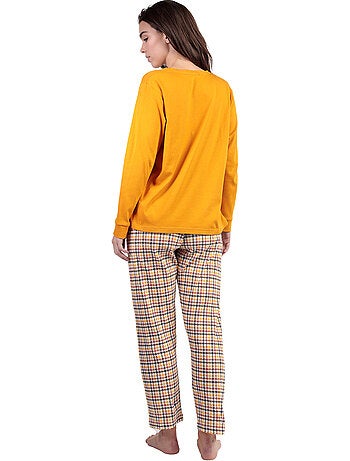 Pyjama pantalon top polo manches longues loulou returns