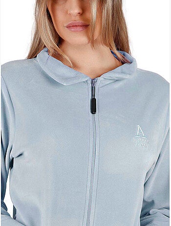 Pyjama pantalon veste zippée soft home