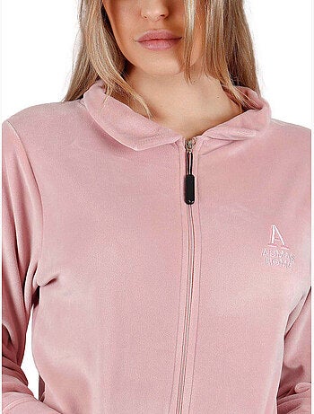 Pyjama pantalon veste zippée soft home
