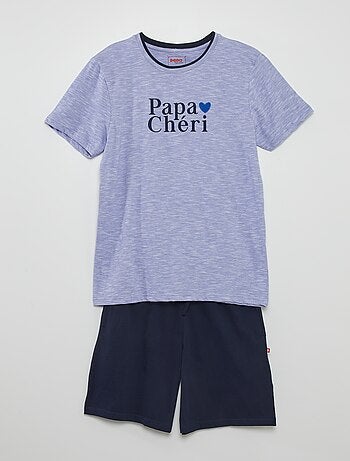 Pyjama 'Papa chéri'-  2-delig