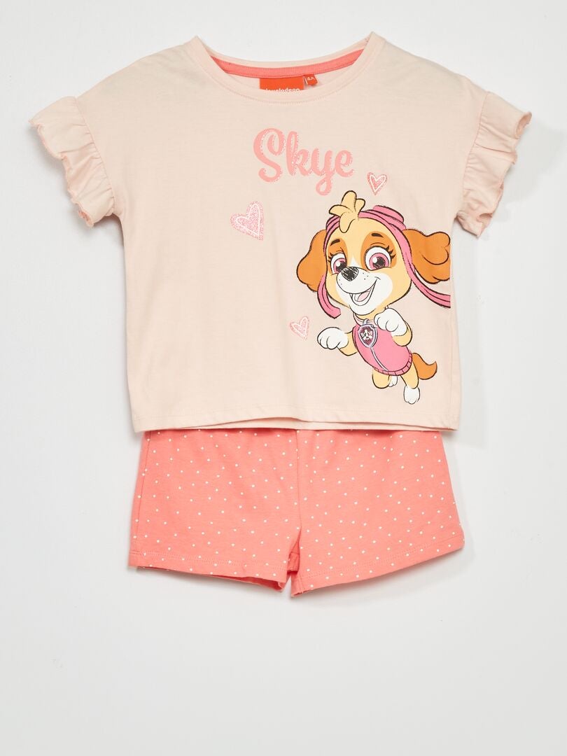 Pyjama Pat Patrouille Fille Pyjama Paw Patrol été Pour Fille - T