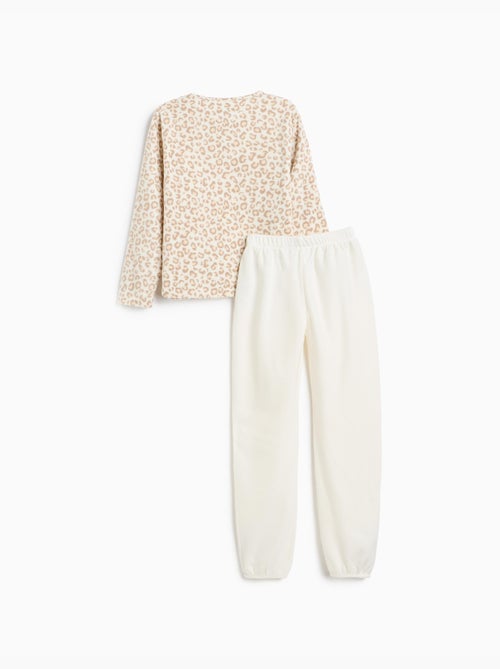 Pyjama polaire à imprimé animalier, mo fashion - Kiabi