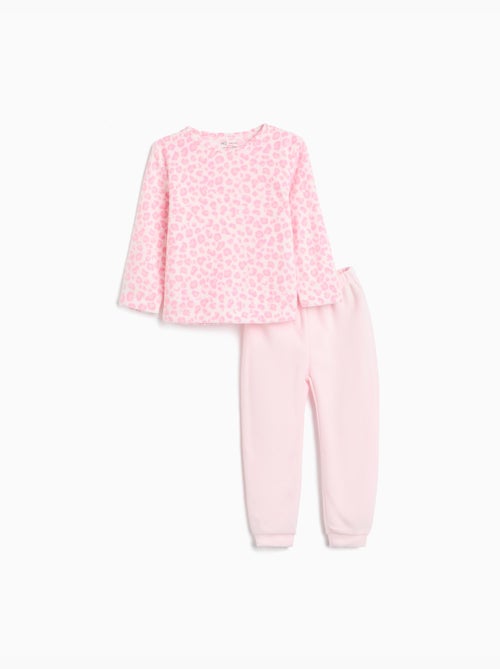 Pyjama polaire à imprimé animalier, mo fashion - Kiabi