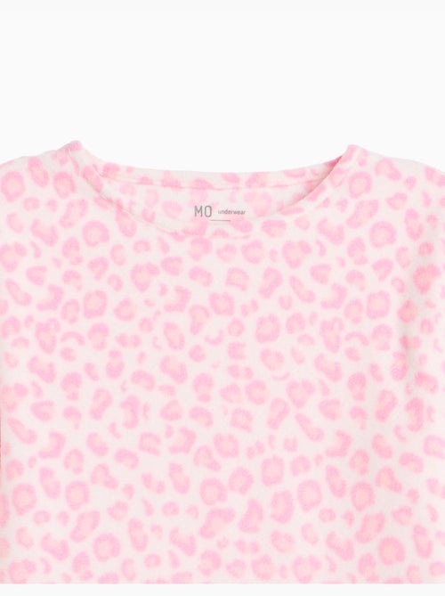 Pyjama polaire à imprimé animalier, mo fashion - Kiabi