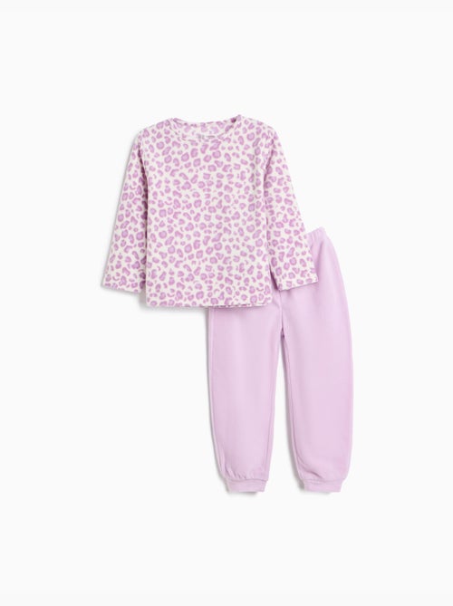 Pyjama polaire à imprimé animalier, mo fashion - Kiabi