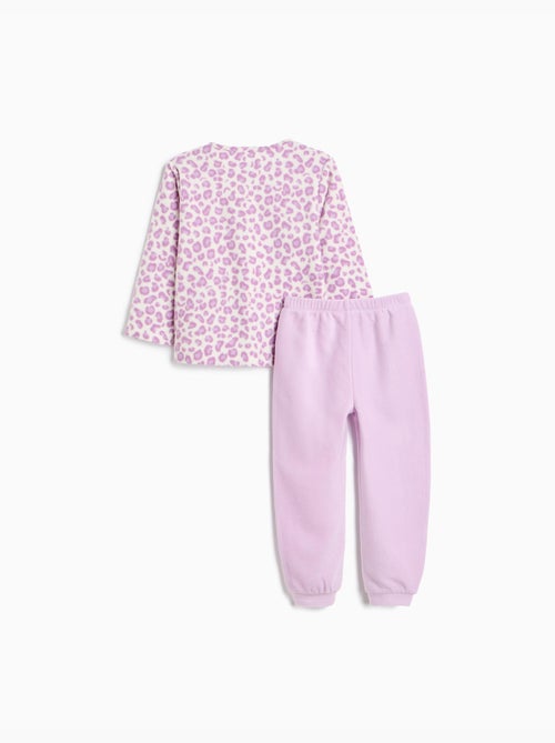 Pyjama polaire à imprimé animalier, mo fashion - Kiabi