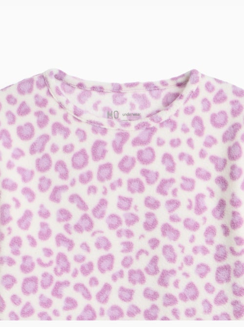 Pyjama polaire à imprimé animalier, mo fashion - Kiabi