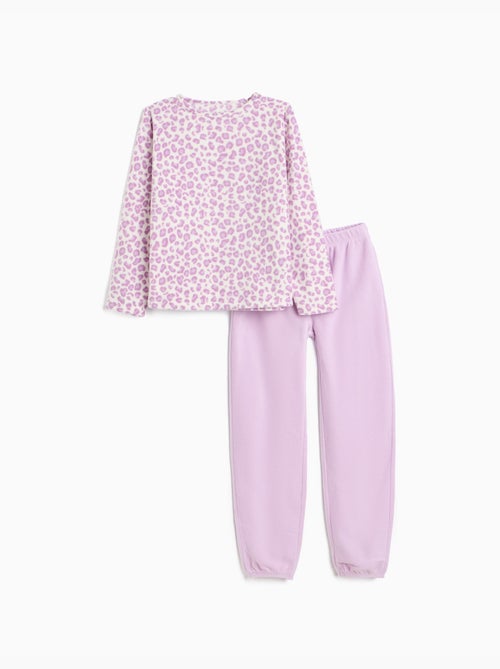 Pyjama polaire à imprimé animalier, mo fashion - Kiabi