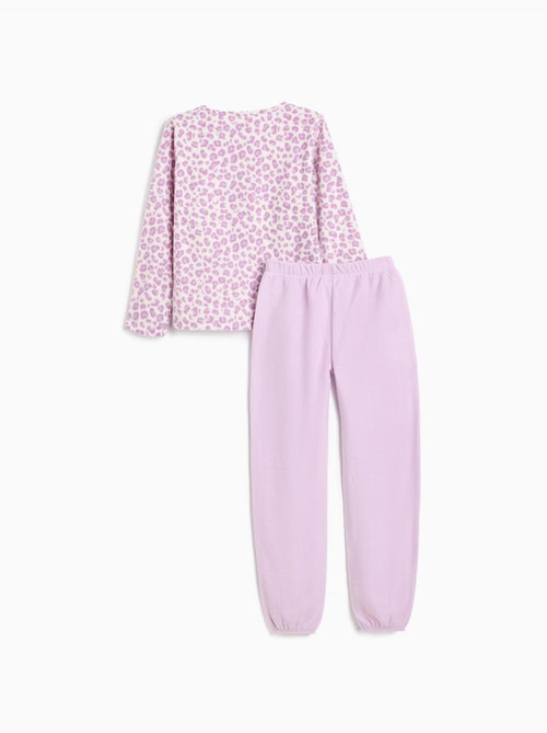 Pyjama polaire à imprimé animalier, mo fashion - Kiabi