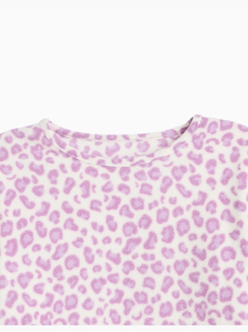 Pyjama polaire à imprimé animalier, mo fashion - Kiabi