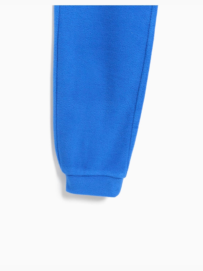 Pyjama polaire à rayures, mo fashion Bleu - Kiabi