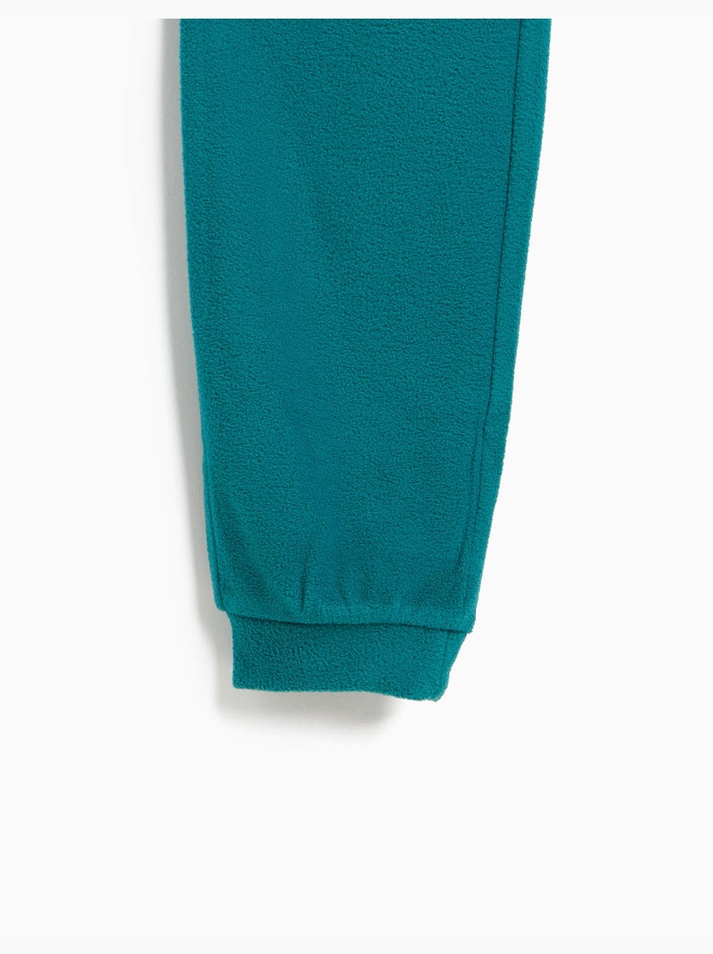 Pyjama polaire à rayures, mo fashion Vert - Kiabi