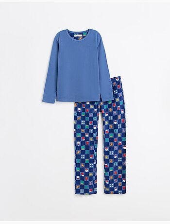 Pyjama polaire de noël, mo fashion