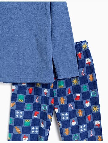 Pyjama polaire de noël, mo fashion