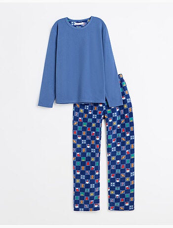 Pyjama polaire de noël, mo fashion