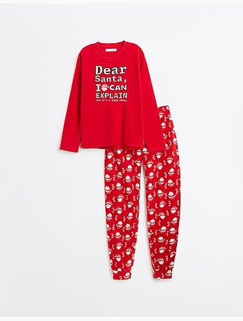 Pyjama polaire de noël, mo fashion