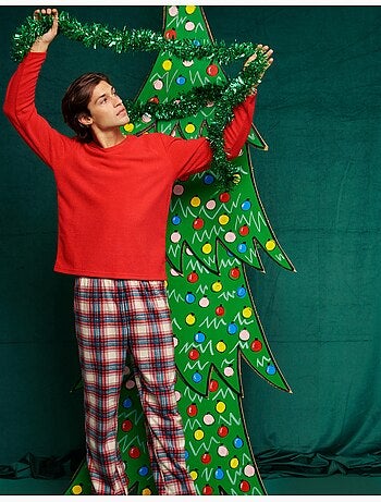 Pyjama polaire de noël, mo fashion