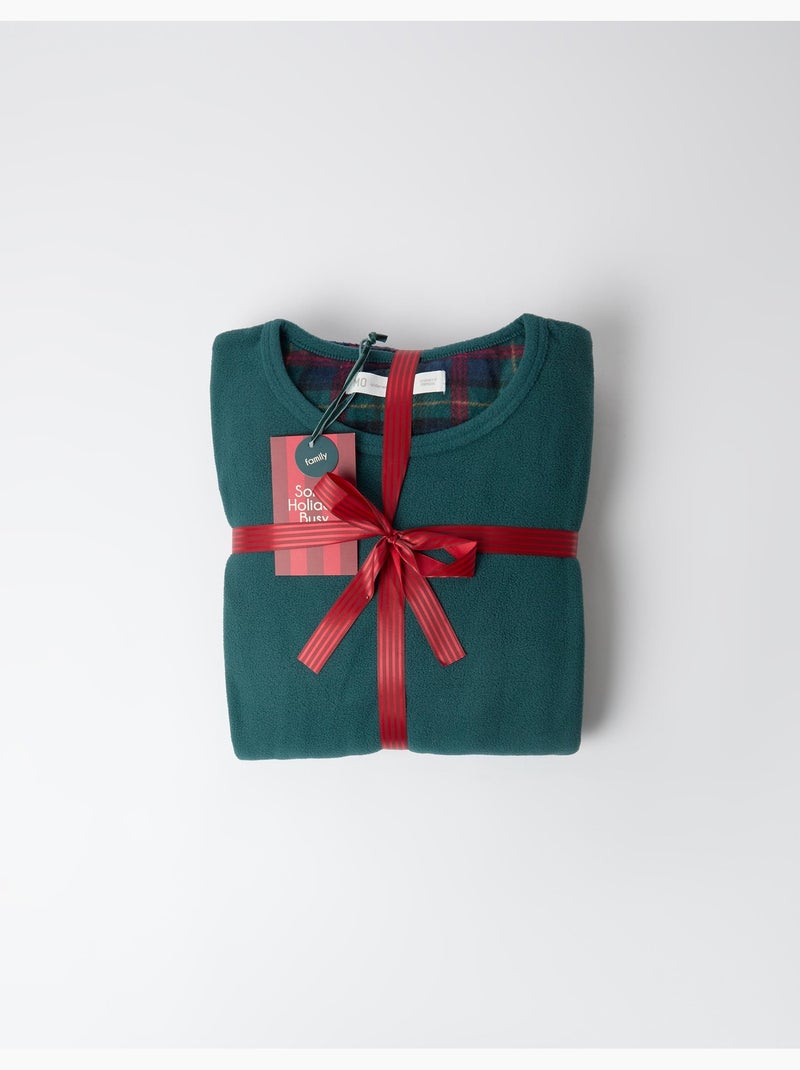 Pyjama polaire de noël, mo fashion Vert - Kiabi