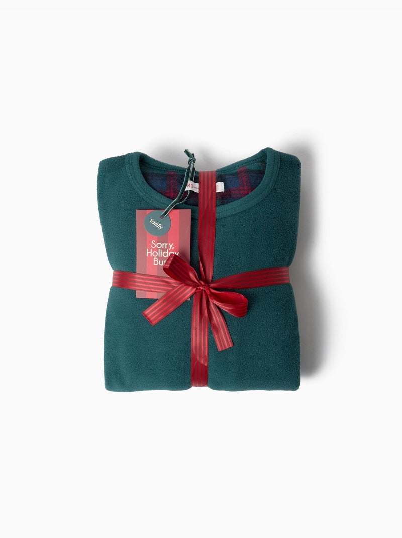 Pyjama polaire de noël, mo fashion Vert - Kiabi