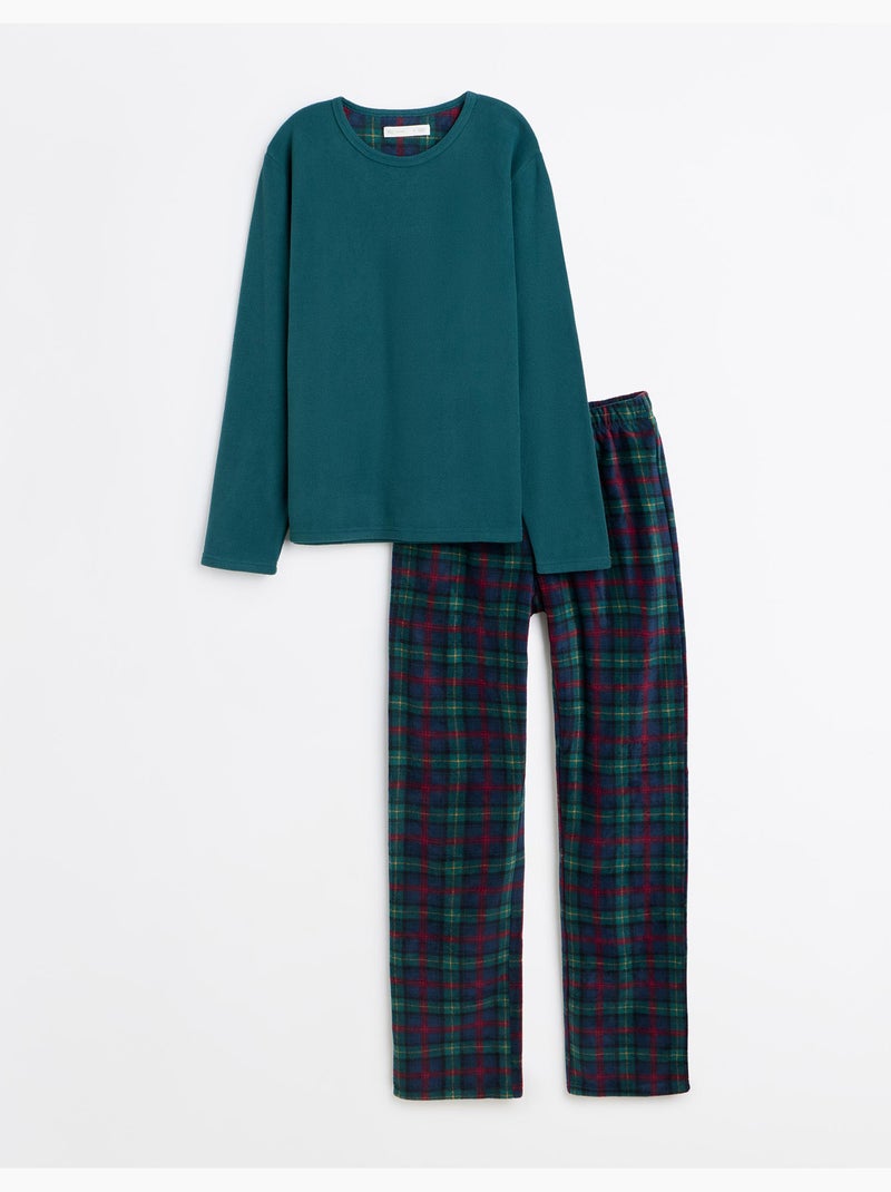 Pyjama polaire de noël, mo fashion Vert - Kiabi