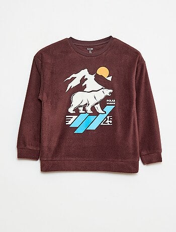Pyjama polaire imprimé