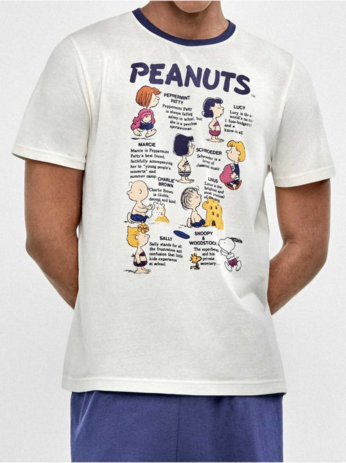 Pyjama pour homme à motif peanuts - Kiabi Pyjama pour homme à motif peanuts - Kiabi