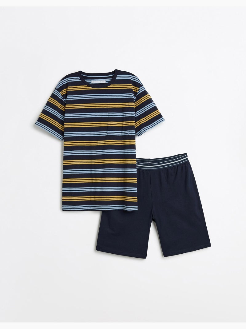 Pyjama rayé, MO Fashion Bleu - Kiabi