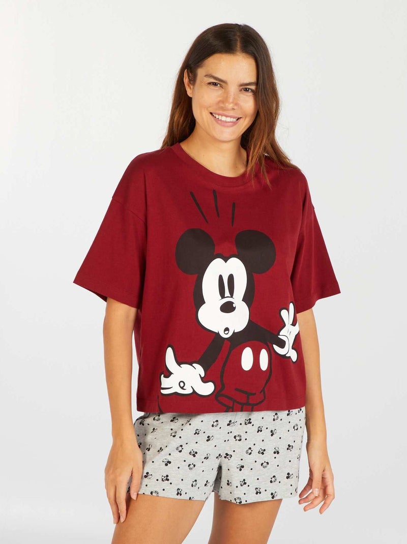 Pyjama short - 2 pièces Mickey - Kiabi
