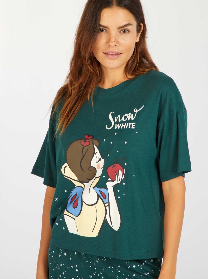Pyjama short - 2 pièces Vert - Kiabi