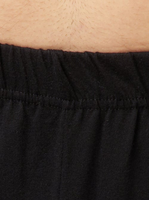 Pyjama short 2 pièces à message - Kiabi