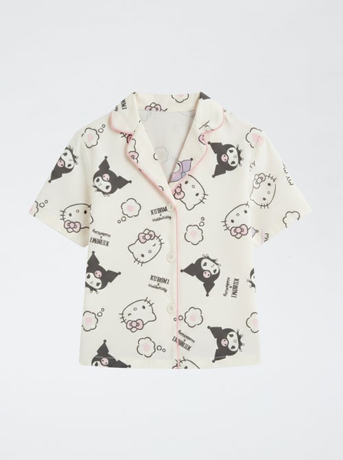 Pyjama short 2 pièces en jersey de coton 'Hello Kitty' - Kiabi