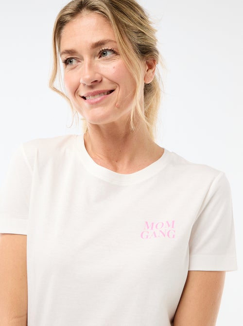 Pyjama short 2 pièces 'Fête des mères' - Kiabi