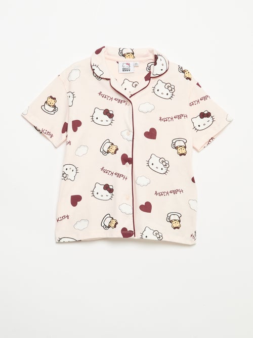 Pyjama short 2 pièces 'Hello Kitty' - Kiabi