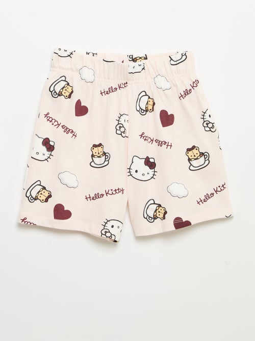 Pyjama short 2 pièces 'Hello Kitty' - Kiabi