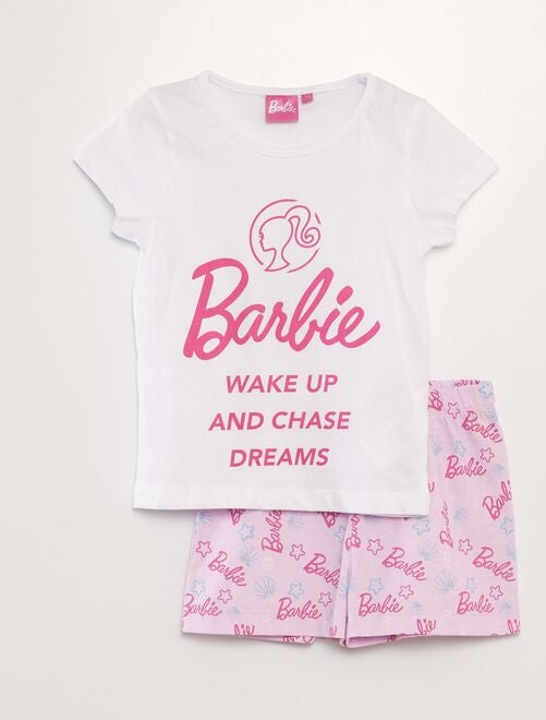 Pyjama short 'Barbie' - 2 pièces - Kiabi