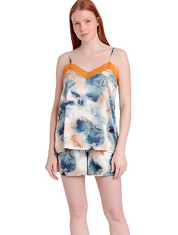 Pyjama short caraco tile