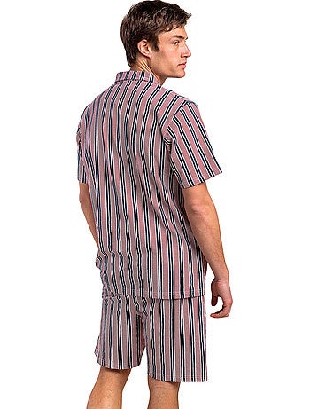 Pyjama short chemise manches courtes motion