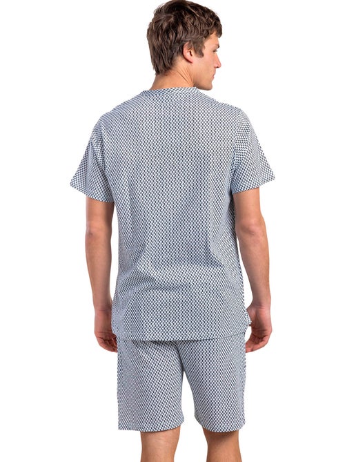 Pyjama short chemise manches courtes society - Kiabi Pyjama short chemise manches courtes society - Kiabi