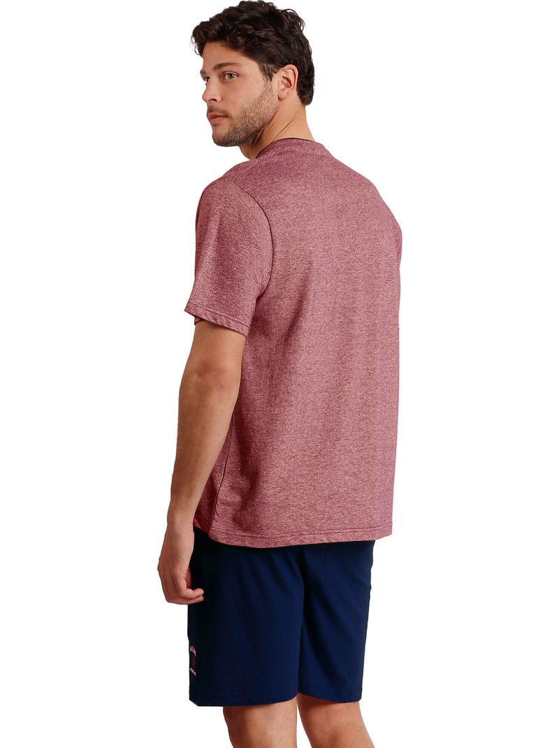 Pyjama short chemise sailing antonio miro Bordeaux - Kiabi