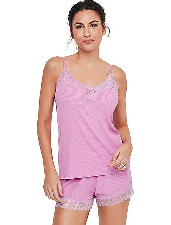 Pyjama short débardeur P313 MANUELA