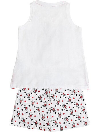 Pyjama short débardeur peanuts in my heart