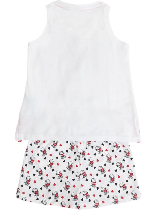 Pyjama short débardeur peanuts in my heart - Kiabi Pyjama short débardeur peanuts in my heart - Kiabi