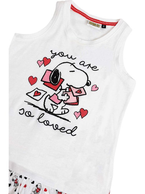 Pyjama short débardeur peanuts in my heart - Kiabi Pyjama short débardeur peanuts in my heart - Kiabi