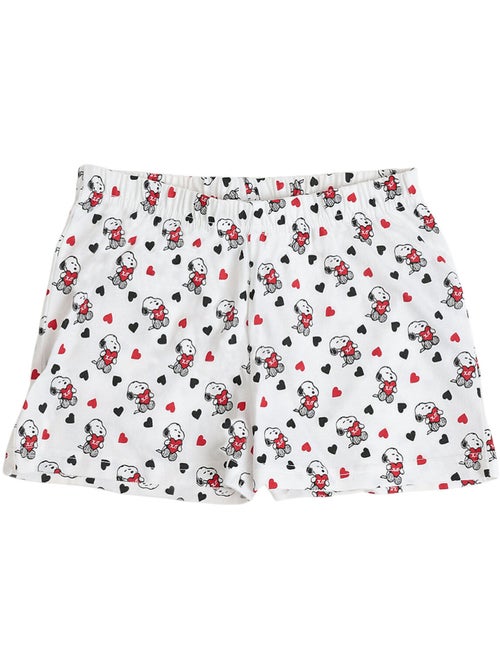 Pyjama short débardeur peanuts in my heart - Kiabi Pyjama short débardeur peanuts in my heart - Kiabi