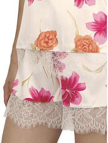 Pyjama short débardeur thai flowers