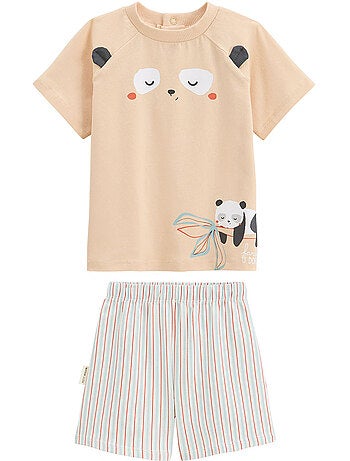 Pyjama short enfant 2 pièces bento